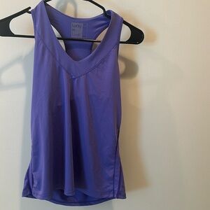 Purple athletic racerback tank